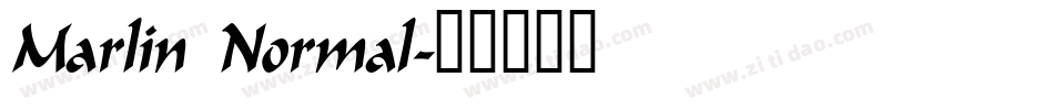Marlin Normal字体转换